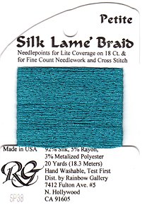 Silk Lame' Braid Petite - SP38 Caribbean MAIN