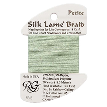 Silk Lame' Braid Petite - SP43 Lite Mint MAIN