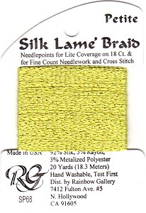 Silk Lame' Braid Petite - SP68 Pale Avocado MAIN