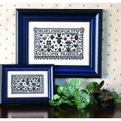The Sweetheart Tree - Tiny Blackwork I Welcome Sampler THUMBNAIL