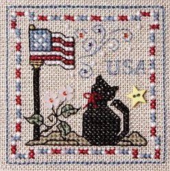 The Sweetheart Tree - Teenie Tweenie 187 Itty Bitty Patriotic Kitty MAIN