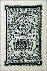 The Sweetheart Tree - Teenie Tweenie 200 Tiny Blackwork Floral Sampler MAIN