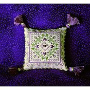 The Sweetheart Tree - Teenie Tweenie 210 Plum Fancy Pincushion THUMBNAIL
