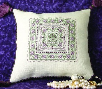 The Sweetheart Tree - Sparkling Violets Pillow MAIN