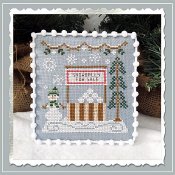 Country Cottage Needleworks - Snow Village 8 - Snowball Stand THUMBNAIL