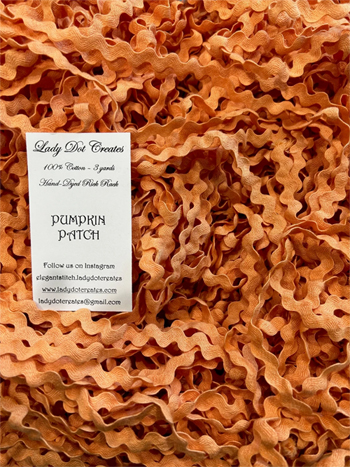 Lady Dot Creates - Rick Rack 1/2" - Pumpkin Patch MAIN