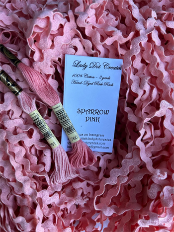 Lady Dot Creates - Rick Rack 1/2" - Sparrow Pink MAIN