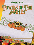 Towels of the Month - October Pumpkins & Sunflowers THUMBNAIL