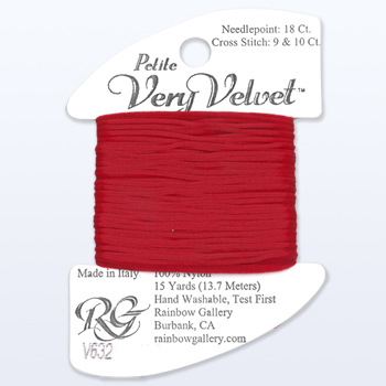 Rainbow Gallery Petite Very Velvet V632 Bright Red MAIN