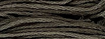 Valdani Hand Overdyed Thread Khaki Black MAIN