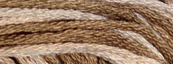 Valdani Hand Overdyed Thread Aged White Medium MAIN