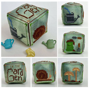 Ladybug Stitches - Small Cube Series - In The Garden THUMBNAIL