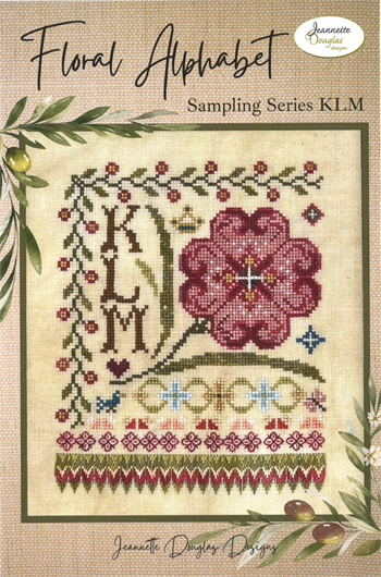 Jeannette Douglas Designs - Floral Alphabet Sampling Series - KLM MAIN