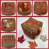 Ladybug Stitches - Small Cube Series - Thanksgiving THUMBNAIL