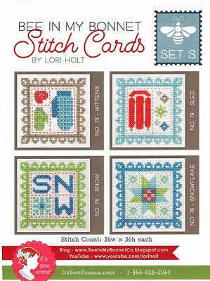 Bee In My Bonnet - Stitch Cards Set S MAIN
