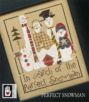 Heart In Hand Needleart - Perfect Snowman MAIN