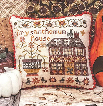 Pansy Patch Quilts and Stitchery - Houses On Pumpkin Lane Series 2 - Chrysanthemum House MAIN
