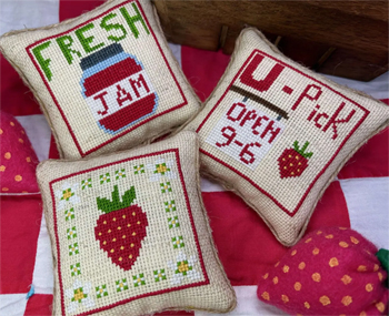 Ladybug Stitches - Strawberry Minis MAIN