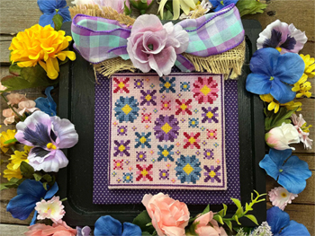 Ladybug Stitches - All Piled Up - May - Flowers MAIN