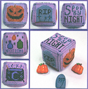 Ladybug Stitches - Small Cube Series - Halloween II THUMBNAIL