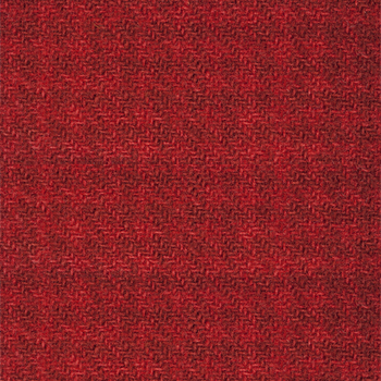 Weeks Dye Works Wool Fabric - 1334 Merlot Houndstooth MAIN