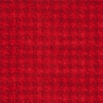 Weeks Dye Works Wool Fabric - 2268a Candy Apple Houndstooth MAIN