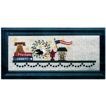 Bent Creek - Patriotic Mantel - Part 2 The Eagle, The Star and The Flag House MAIN