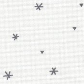 Aida 20ct White w/ Grey Pattern THUMBNAIL