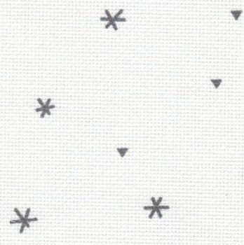 Aida 20ct White w/ Grey Pattern MAIN