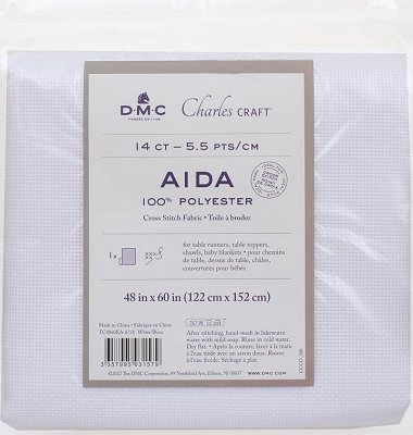 DMC - Charles Craft Aida 48" x 60" - White MAIN