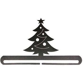 Fabric Holder - 6" Christmas Tree (Charcoal) MAIN