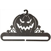 Fabric Holder - 6" Jack O Lantern (Charcoal) THUMBNAIL