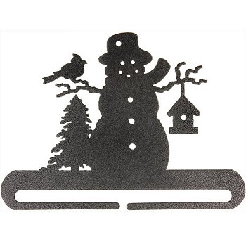 Fabric Holder - 6" Frosty Snowman (Charcoal) MAIN