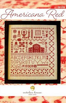 October House Fiber Arts - Americana Red MAIN