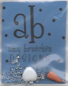 Amy Bruecken Designs - Monthly Snow People Series - Lilybell April Sampler Embellishment Pack MAIN