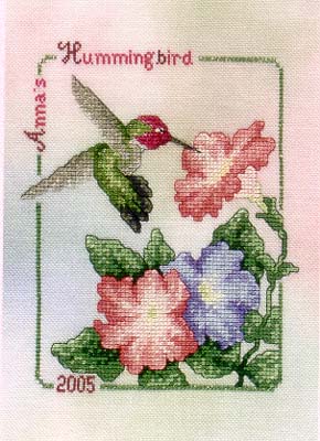 Crossed Wing Collection - Commemorative Hummingbirds of the World 2005 - Anna's Hummingbird THUMBNAIL