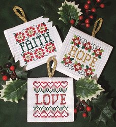 Pocket Ornament - Christmas - 14ct White Aida MAIN