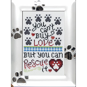 Paw Print Frame (5" x 7") THUMBNAIL