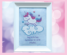 Unicorn Birth Sampler