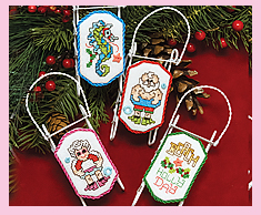 Sled Ornaments