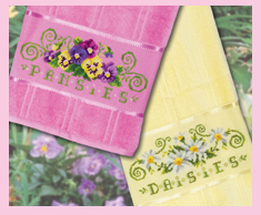 Flower Towels