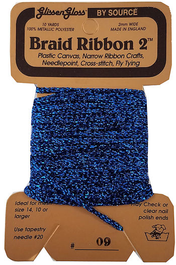 Braid Ribbon #2 Dark Blue (09) THUMBNAIL