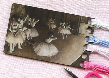 Vintage Postcard Series #20 - Ballet Dancers Threadkeep MAIN