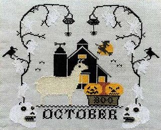 Twin Peak Primitives - Barn Calendar October MAIN