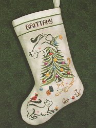 Brittercup Designs - Britty Kitty Christmas Stocking MAIN