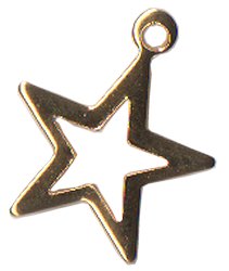 Charm Open Star Gold MAIN