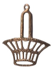 Charm Gold Hanging Basket THUMBNAIL