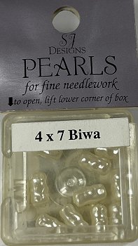 SJ Designs 4x7mm Biwa Pearls MAIN