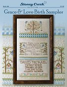 cover of Stoney Creek cross stitch book 498 Grace & Love Birth Sampler THUMBNAIL