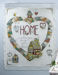 Book 527 Quilted Hearts Garden Afghan SWATCH